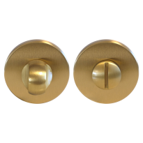 911/114RFV Turn and Release set satin brass