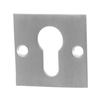 Cylinder rose GPF0902.08 50x50x2mm satin stainless steel