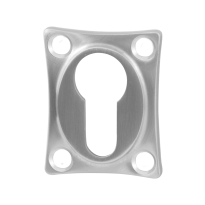 Cylinder rose GPF0902.09 48x38x5mm satin stainless steel