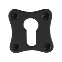Cylinder rose GPF6902.09 52x52x5mm wrought iron black