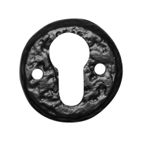 Cylinder rose KP1401 50mm wrought iron black