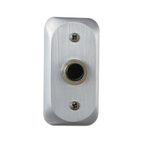 Doorbell 108 rectangular 80x40 mm satin chrome