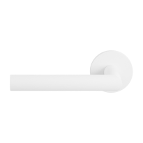 Door handle white on rose L-angled model 19mm GPF812VWL rose 53x6,5mm pointing left