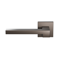 Deurkruk op rozet Raa GPF3160.A1-02L, linkswijzend Dark blend