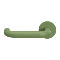 GPF105VRU2 door handle on rose pointing left