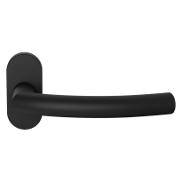 GPF1075.61-04L Tonga door handle on rose 70x32mm