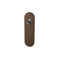 GPF1110.A2.401 short backplate rounded lock 56 Bronze blend with welded knob fastener