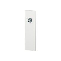 GPF1115.62.400 short backplate rectangular blind white with welded knob fastener
