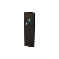 GPF1115.A1.401 short backplate rectangular lock 56 Dark blend with welded knob fastener