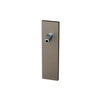 GPF1115.A3.442 short backplate rectangular lock 72PZ Mocca blend with welded knob fastener
