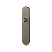 GPF1120.A3.442 long backplate rounded lock 72PZ Mocca blend with welded knob fastener