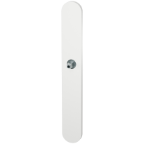 GPF1170.62.401 long backplate XL rounded lock 56 white with welded knob fastener