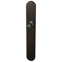 GPF1170.A1.442 long backplate XL rounded lock 72PZ Dark blend with welded knob fastener