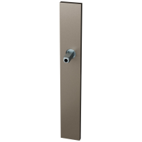 GPF1175.A3.411 long backplate XL rectangular lock 72 Mocca blend with welded knob fastener