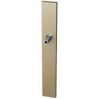 GPF1175.A4.401 long backplate XL rectangular lock 56 Champagne blend with welded knob fastener