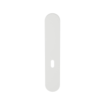 GPF1220.62L/R long backplate rounded lock 56 without leverhole left-/ right handed white