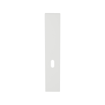 GPF1225.62L/R long backplate rectangular lock 56 without leverhole left-/ right handed white