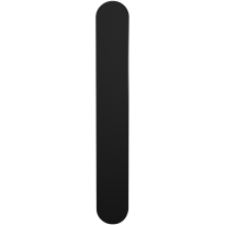 GPF1270.61L/R long backplate XL rounded 55PZ without leverhole left-/ right handed black