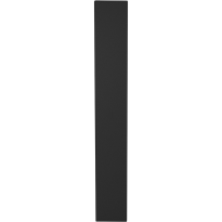 GPF1275.61L/R long backplate XL rectangular blind without leverhole left-/ right handed black