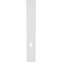 GPF1275.62L/R long backplate XL rectangular lock 72 without leverhole left-/ right handed white
