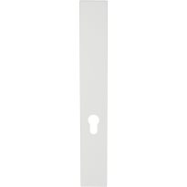 GPF1275.62L/R long backplate XL rectangular 55PZ without leverhole left-/ right handed white