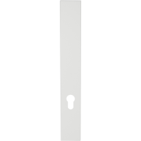 GPF1275.62L/R long backplate XL rectangular 72PZ without leverhole left-/ right handed white