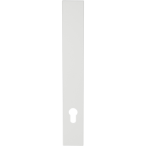 GPF1275.62L/R long backplate XL rectangular 92PZ without leverhole left-/ right handed white