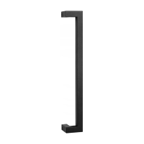 GPF13 pull handle 22x22x500mm cranked black