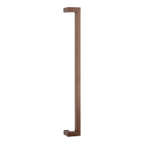 GPF13 pull handle 22x22x600mm cranked Bronze blend