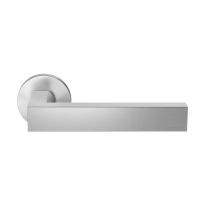 GPF1304.09.00 stainless steel Tapu door handle on rose 50x8mm