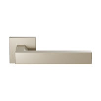 GPF1304.A4.02R Tapu door handle on rose pointing right 50x8mm