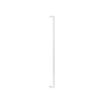 GPF14 pull handle 30x30x1400mm cranked white