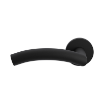 GPF2035.61-00L Papa door handle on rose pointing left 50x8mm