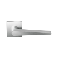 GPF2060.09.02R Piko door handle on rose pointing right 50x8mm