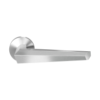 GPF3112.09.00R Rua door handle on rose pointing right 50x8mm