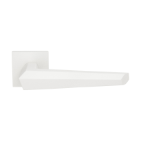 GPF3112.62.02R Rua door handle on rose pointing left 50x8mm