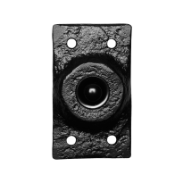 Doorbell KP4748 rectangular 45x78 mm whrought iron black