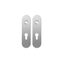 Short backplate GPF1100.10 55PZ satin stainless steel