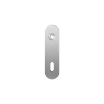 Short backplate GPF1100.10L lock 72 left handed satin stainless steel
