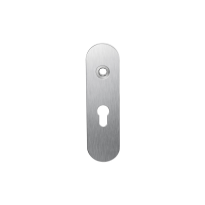Short backplate GPF1100.10L 55PZ left handed satin stainless steel