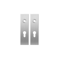 Short backplate GPF1100.15 55PZ satin stainless steel