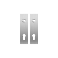 Short backplate GPF1100.15 72PZ satin stainless steel