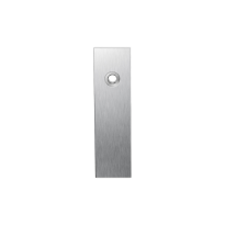 Short backplate GPF1100.15R blind right handed satin stainless steel