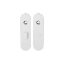 Short backplate GPF8100.50 bathroom 55/8 big knob white