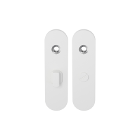 Short backplate GPF8100.50 bathroom 57/5 big knob white