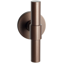 Kruiskruk op rozet Hipi Deux GPF3046.A2-05L, linkswijzend Bronze blend