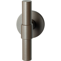 Kruiskruk op rozet Hipi Deux GPF3046.A3-05R, rechtswijzend Mocca blend