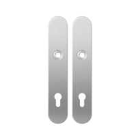 Long backplate GPF1100.20 85PZ satin stainless steel