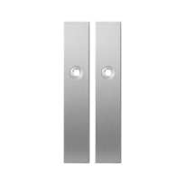 Long backplate GPF1100.25 satin stainless steel