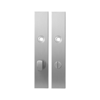 Long backplate GPF1100.25 bathroom 72/8 big knob satin stainless steel